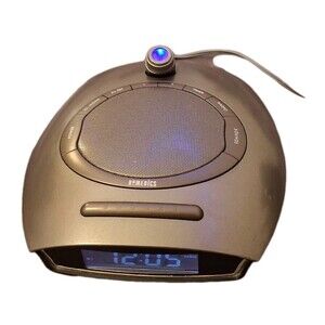 Vintage Homedics Soundspa Alarm Clock Time Projector Sound Machine SS-4510B